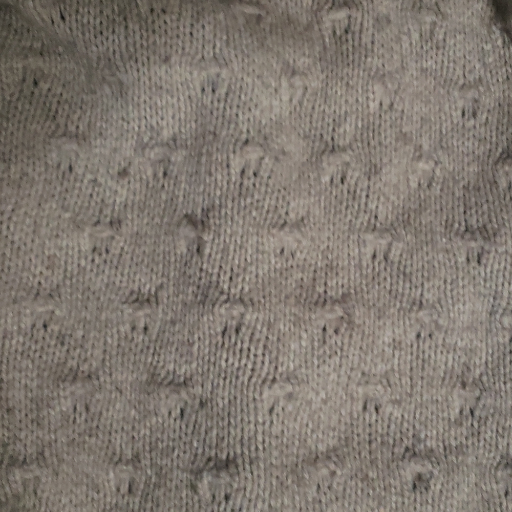 Vince Cable Knit Wool Blend Open Front Cardigan Neutral Taupe - Picture 4 of 4